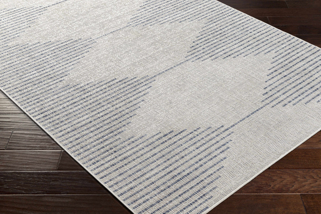 Stephan Gray Blue Outdoor Rug – Durable Weather-Resistant Patio Carpet