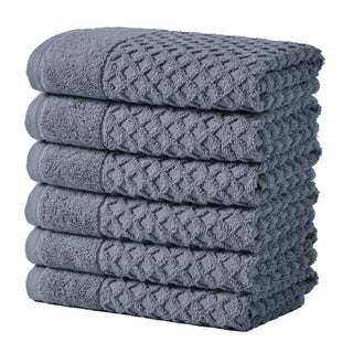 Grayson Cotton Diamond Waffle Weave Bath Towel Set