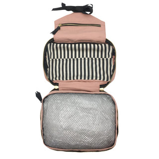 Folding/Hanging Toiletry Case – Pink/Blush