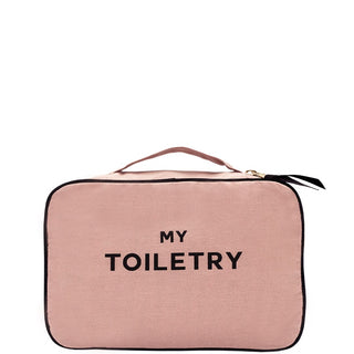 Folding/Hanging Toiletry Case – Pink/Blush