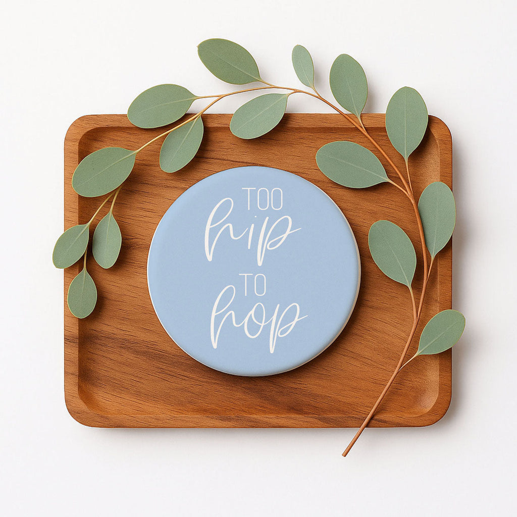 Easter & Spring Ceramic Coasters – Matte Finish Seasonal Collection (4
