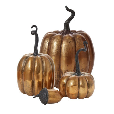 Totem Pumpkin And Acorn Tabletop Accents - Anara Lifestyle