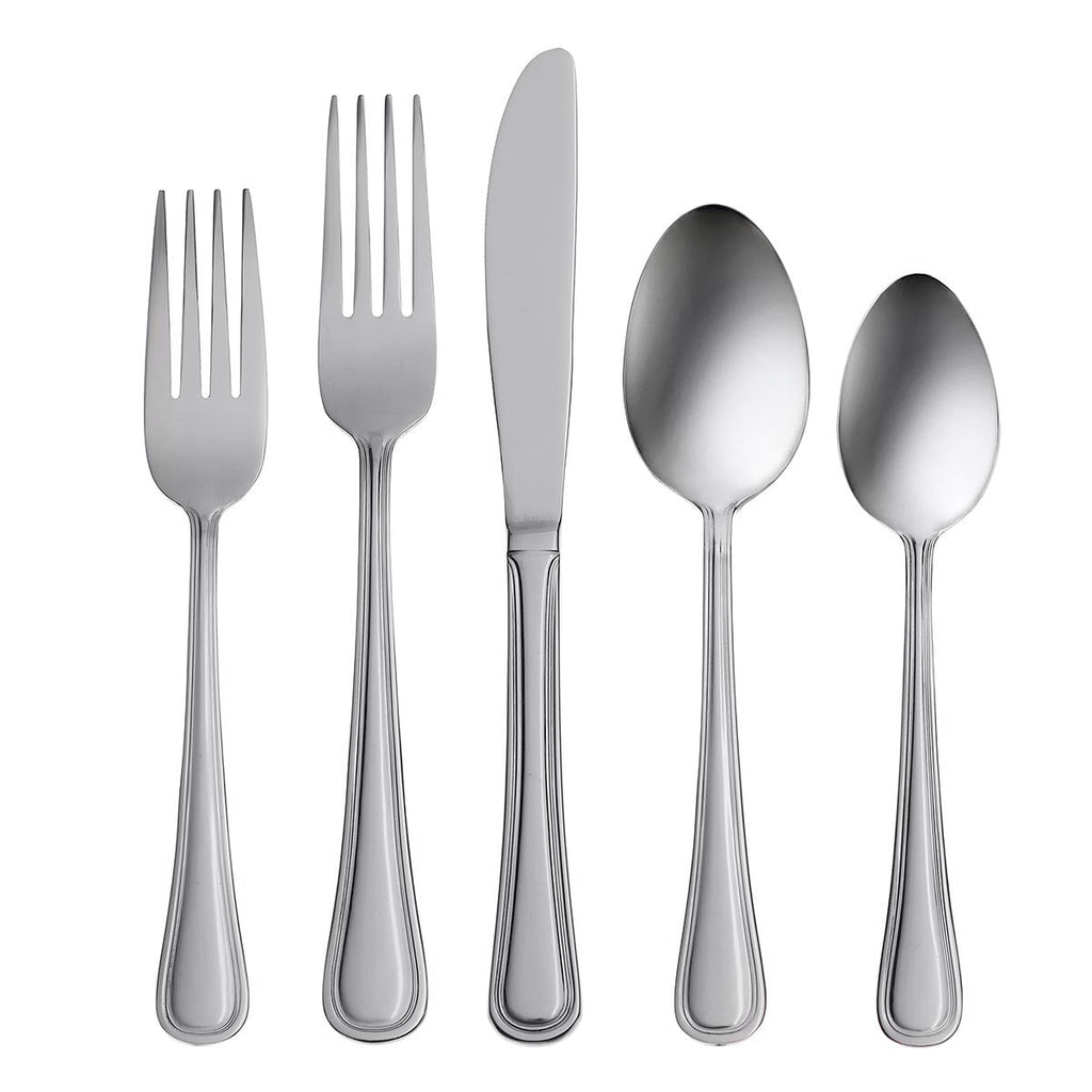Oneida Tress 62-Piece Flatware Set, 18/0 stainless steel