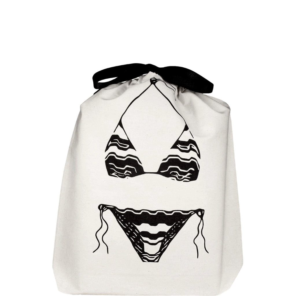 Triangle Bikini Travel Bag – Cream