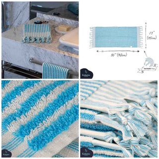 Striped Hand Towel | Organic Cotton Plush & Absorbent
