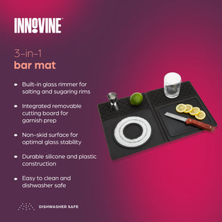 3-in-1 Bar Mat with Rimmer