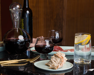 HAAND Livia Carafe – Hand-Blown Glass Wine & Water Carafe