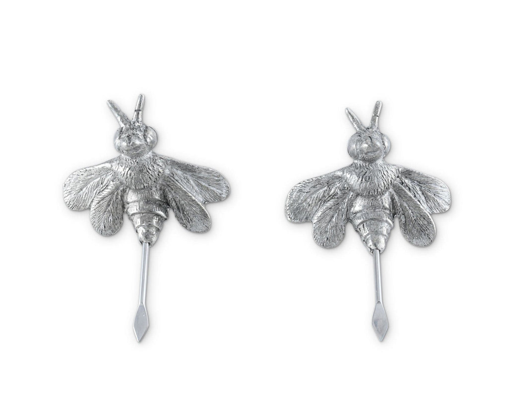 Pewter Honeybee Cheese Marker Set