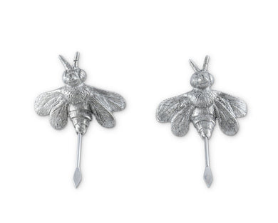 Pewter Honeybee Cheese Marker Set