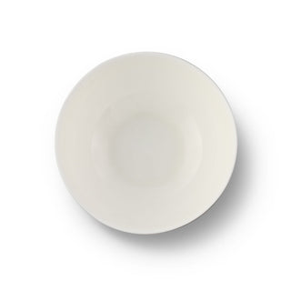 Pewter Bit Bone China Cereal Bowl | Platinum Rim Equestrian 6.5