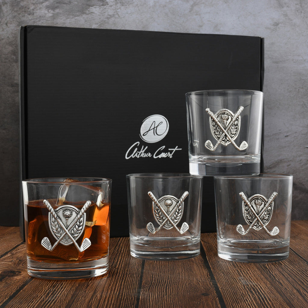 Golf Bar Glasses Set of 4