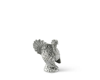 Turkey Place Card Holder | Vagabond House Harvest Pewter Decor
