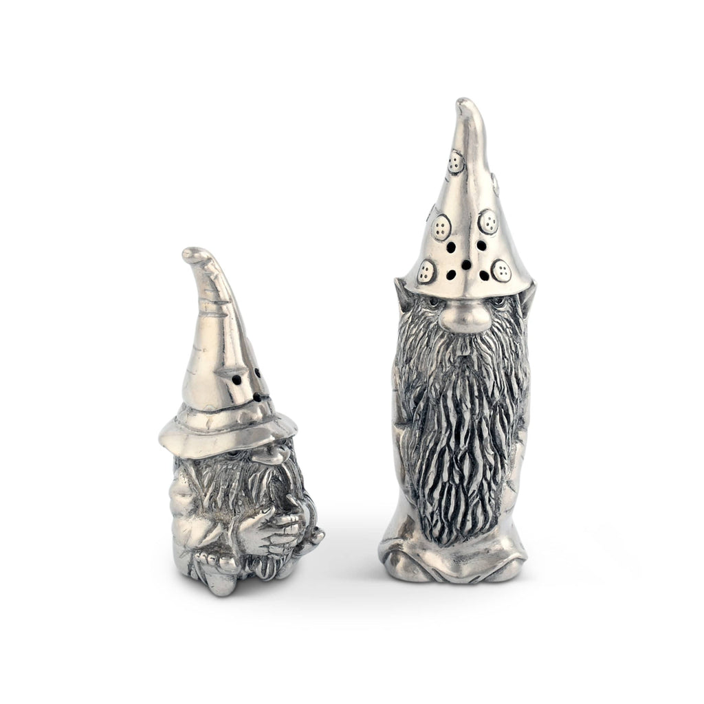 Gnome Pewter Salt and Pepper