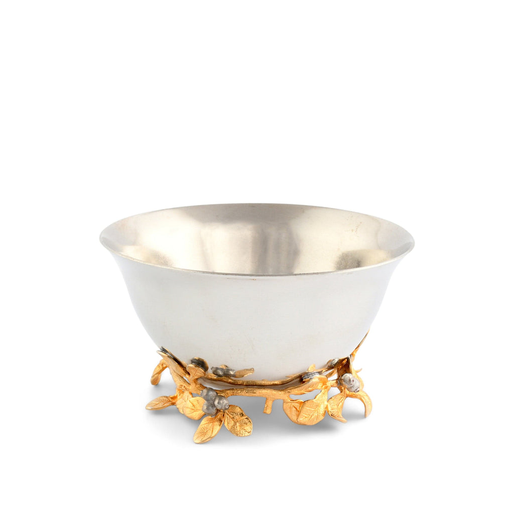 Winter Berry Pewter Bowl