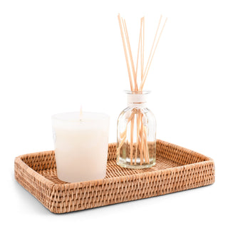 Catchall Tray Hand Woven Wicker Rattan