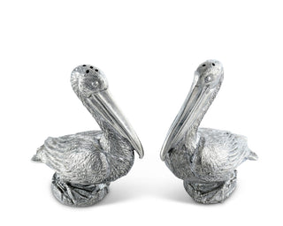 Pewter Pelicans Salt & Pepper Set