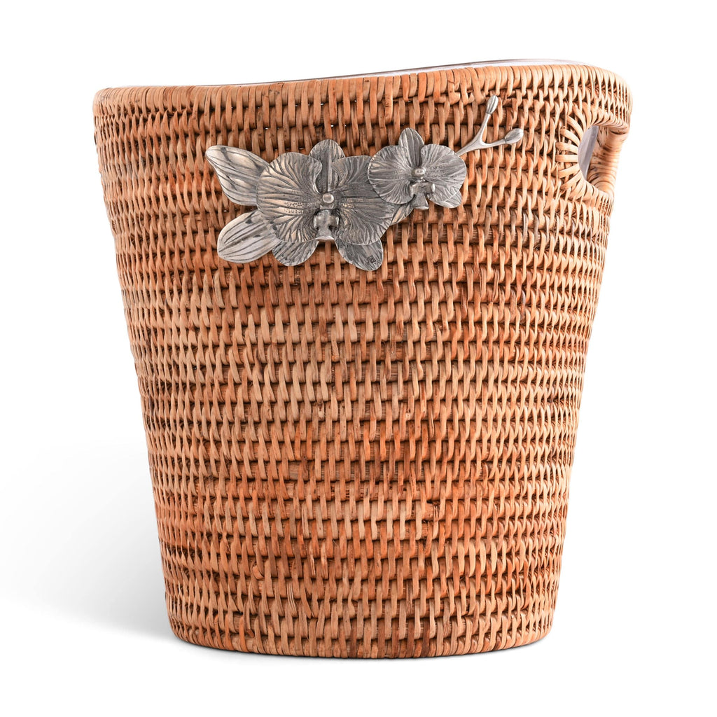 Orchids Hand Woven Wicker Rattan Champagne  / Ice Bucket