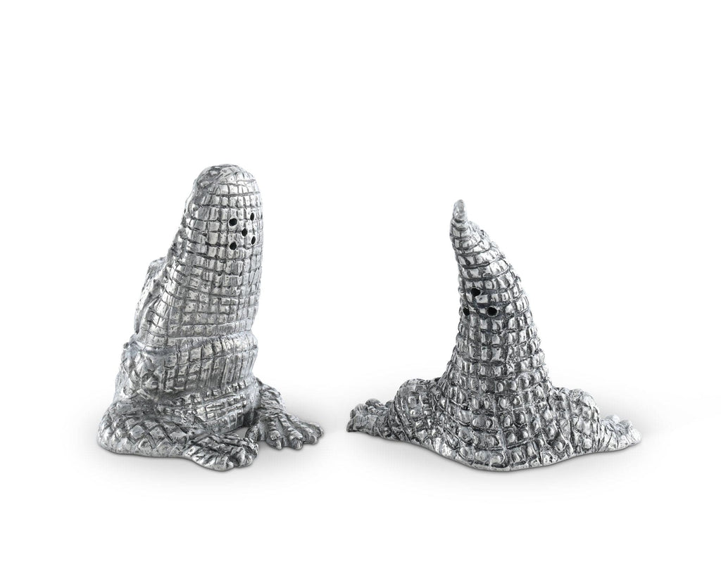 Pewter Alligator Salt & Pepper Set