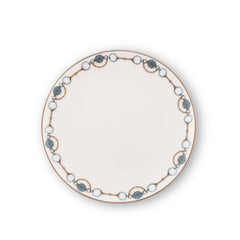 Amarillo Concho Pattern Bone China Round Bread Plate