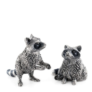 Raccoon Salt & Pepper Set | Vagabond House Woodland Creatures