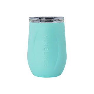 Vinglacé Glass-Lined Wine Tumbler with Lid – 10 oz Insulated Drinkware