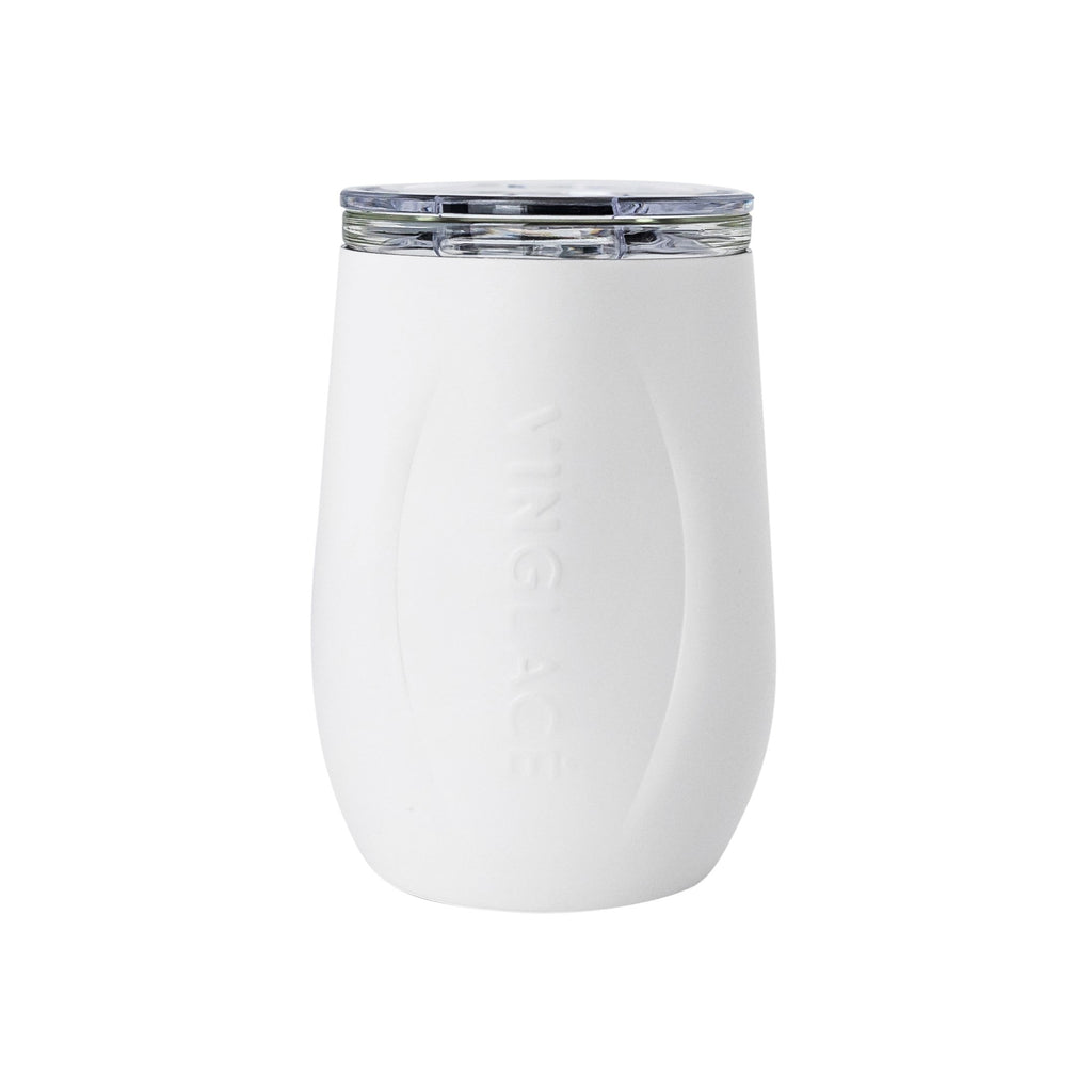 Vinglacé Glass-Lined Wine Tumbler with Lid – 10 oz Insulated Drinkware