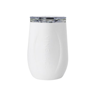 Vinglacé Glass-Lined Wine Tumbler with Lid – 10 oz Insulated Drinkware