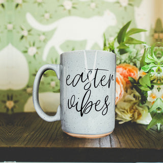 Serving Easter Vibes Coffee Mug – Speckled Spring Ceramic Mug (16.23 oz)