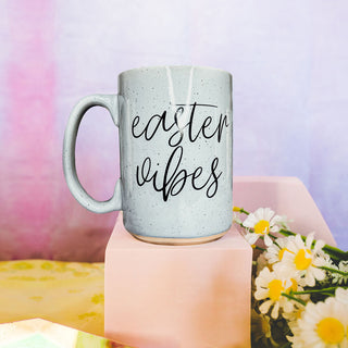 Serving Easter Vibes Coffee Mug – Speckled Spring Ceramic Mug (16.23 oz)