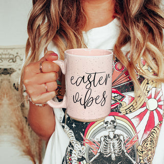 Serving Easter Vibes Coffee Mug – Speckled Spring Ceramic Mug (16.23 oz)