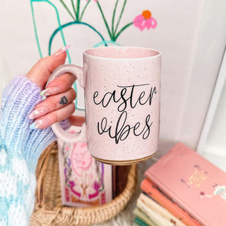 Serving Easter Vibes Coffee Mug – Speckled Spring Ceramic Mug (16.23 oz)