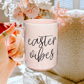 Serving Easter Vibes Coffee Mug – Speckled Spring Ceramic Mug (16.23 oz)