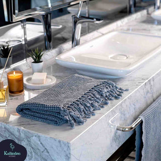 Organic Waffle Bath & Hand Towels | Soft Essentials Spa Collection