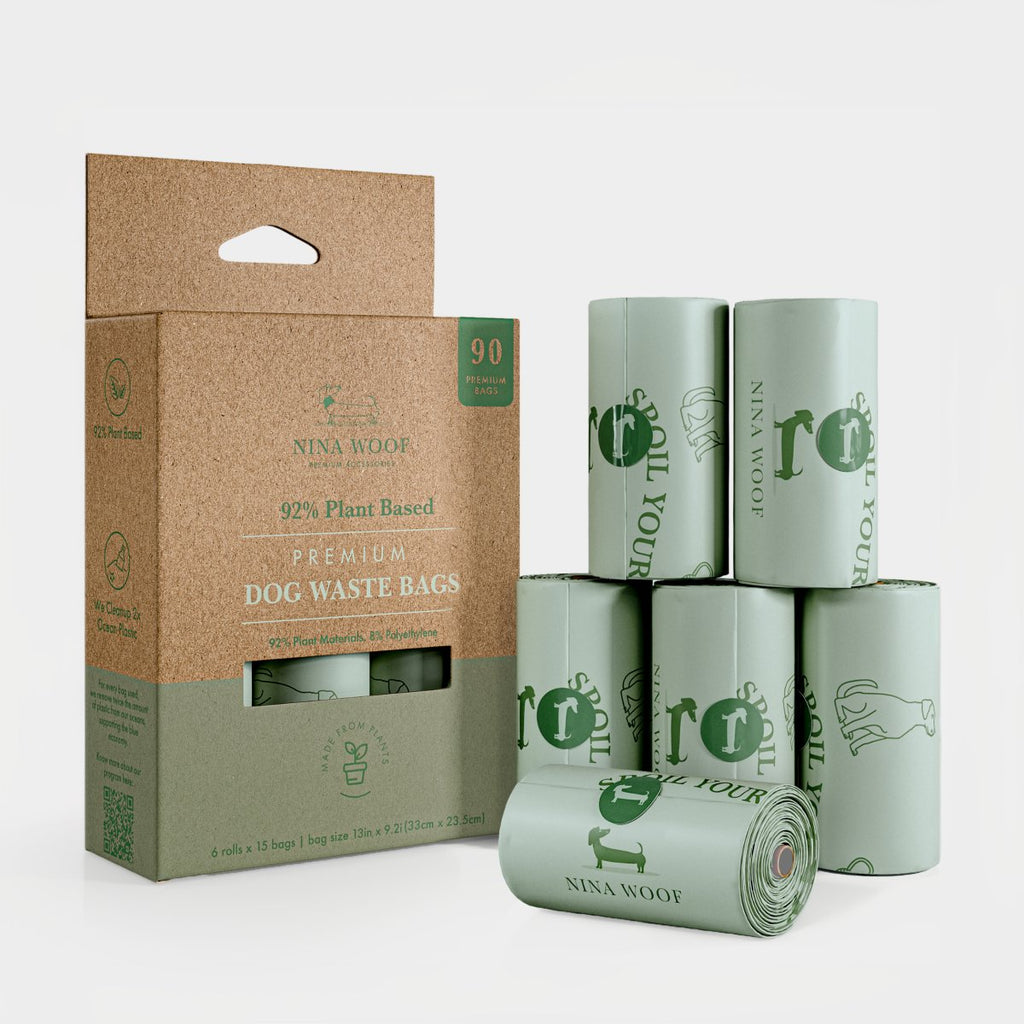 Plant-Based Dog Waste Bags | Eco-Friendly Leak-Proof Pet Poop Bags