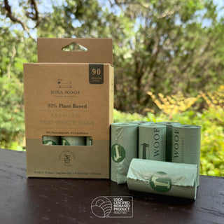 Plant-Based Dog Waste Bags | Eco-Friendly Leak-Proof Pet Poop Bags