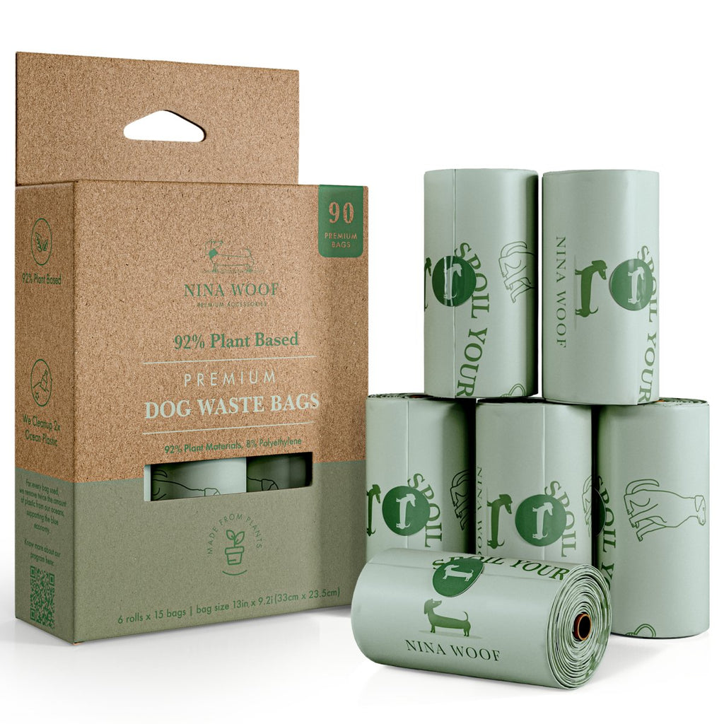 Plant-Based Dog Waste Bags | Eco-Friendly Leak-Proof Pet Poop Bags