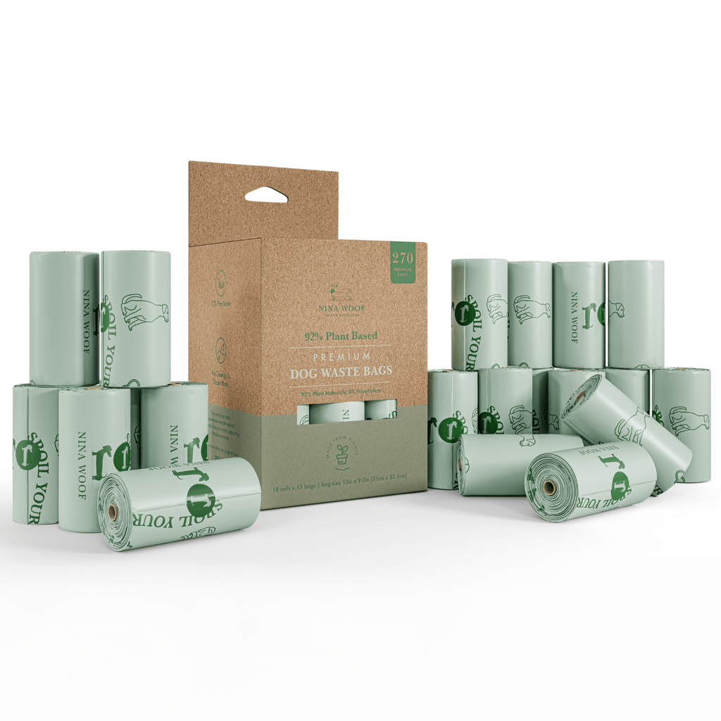 Plant-Based Dog Waste Bags | Eco-Friendly Leak-Proof Pet Poop Bags