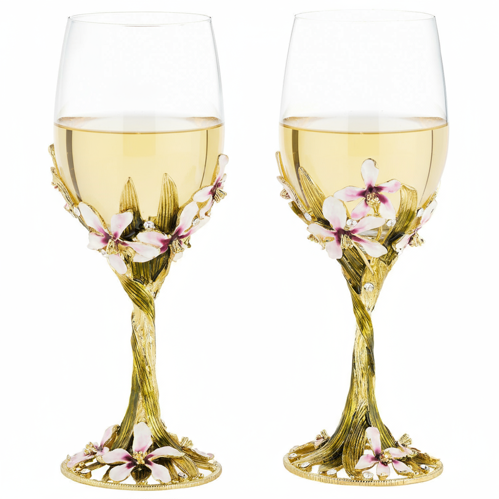 Orchid Delight Wine Glass (Set of 2)