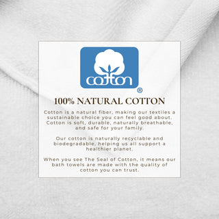 Elegant Cotton Border-Stitched Towel Set – Valery Collection (6-Piece)