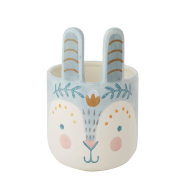 Whimsical Bunny Ceramic Planter – Perfect for Easter & Home Decor - Anara Lifestyle