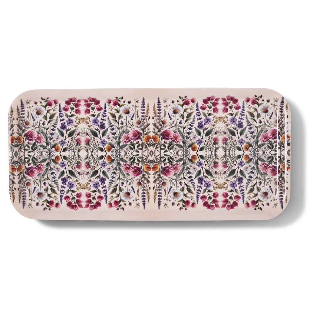 Wildflowers Birchwood Small Decorative Tray
