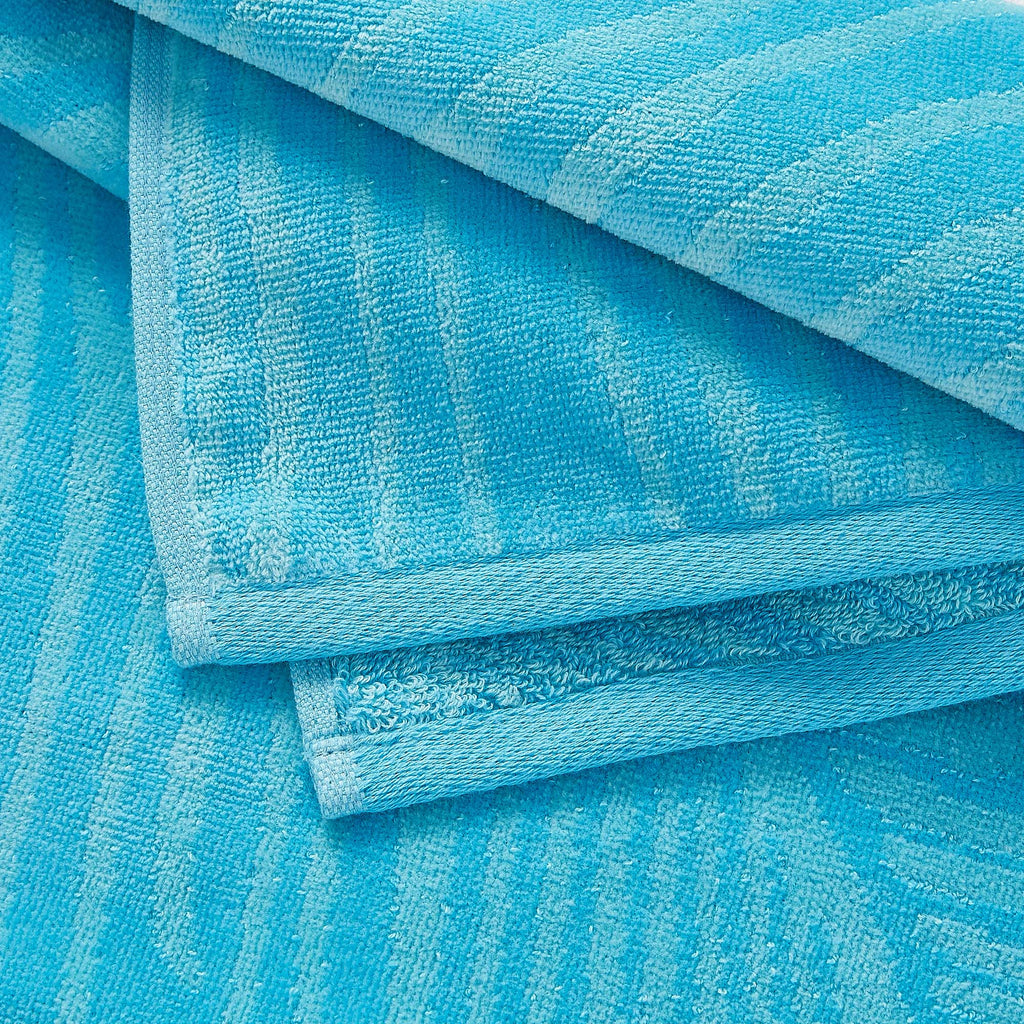 Elegant Cotton Velour Beach Towel Set – Maui Collection (2-Pack)