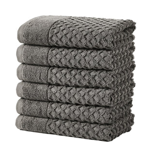 Grayson Cotton Diamond Waffle Weave Bath Towel Set