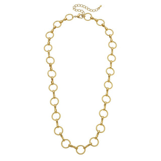 Brie Fornida Chain Necklace in Matte Gold