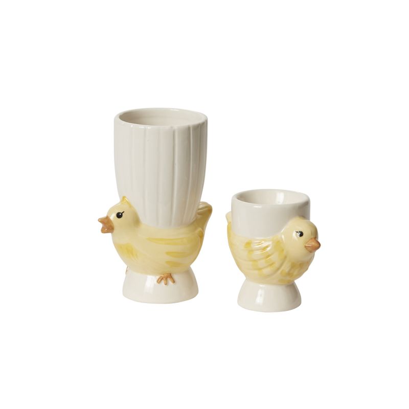 Chick Egg Cup and Bud Vase Collection