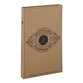 Mezzaluna Chopper-Cardboard Book Set