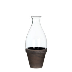 Cover Round Fedde Glass Basalt Pot-A-Transparent