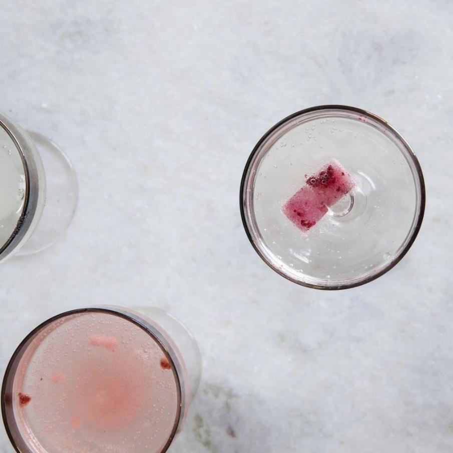 Sugar Cube - Raspberry- Champagne and Mimosa Lover's Gif