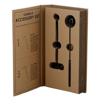 Cardboard Book Set - Candle Snuffer And Wick Trimmer Set - Anara Lifestyle