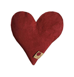 Homeopathic and Therapeutic Heart-Shaped Pillow -Made with love, right here in the USA -Pillow for Sore Muscles & Tummy Aches